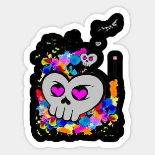 HeartSkulls™️ Love Bomb #2 Sticker